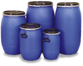 Lidded drum for solid hazardous goods