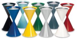 Egg timer-shaped VAR pedestal ashtray