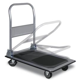 Folding push bar trolley with a load capacity of up to 300 kg
