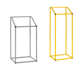 Open large volume bin liner stand