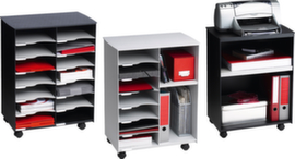 Paperflow Trolley with open compartments
