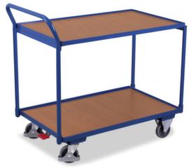 VARIOfit Table trolley 835x490 mm, load capacity 250 kg, 2 Shelves