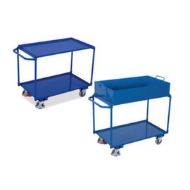 VARIOfit Table trolley with tray shelves