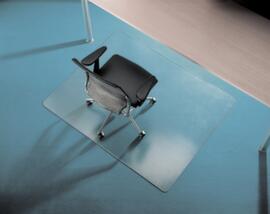 RS Office Products Floor protection mat Ecogrip Solid made of polycarbonate