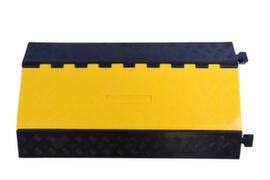 Rubber UDOBÄR cable bridge in black/yellow