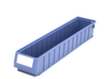 BITO Reinforced shelf box, dove blue, depth 600 mm