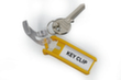 Durable Key fob for key cassette, yellow