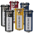 Durable Key fob for key cassette, sorted by color