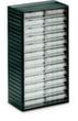 Treston Transparent magazine, 24 Drawer(s), anthracite gray/transparent