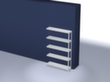 hofe Bolted shelving add-on bay, 5 Floors, RAL7035 light gray