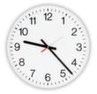 Industrial wall clock with Ø 500 mm, with Arabic numerals, Ø 500 mm