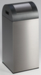 VAR Recyclable waste collector WSG 55 R with insertion flap, 60 l, Lid natural/antique-silver
