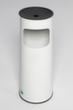 VAR Combi ashtray H 61 K, RAL9016 Traffic white