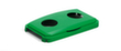 Durable Support cover for Recycling bins, green