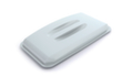 Durable Support cover for Recycling bins, white
