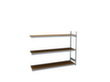 hofe Wide span shelving with wooden shelves