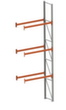 META Pallet rack MULTIPAL for 4 pallets, 1825 mm wide, 4 storage levels