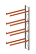 META Pallet rack MULTIPAL for 10 pallets, 2800 mm wide, 5 storage levels