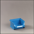 Allit Open fronted storage box ProfiPlus Box 1, blue, depth 100 mm, Polypropylene