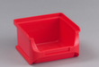 Allit Open fronted storage box ProfiPlus Box 1, red, depth 100 mm, Polypropylene