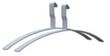 2 aluminum clothes hangers  for Wall and floor coat rack