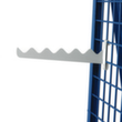 fetra Shaft carrier for workpiece trolleys, load capacity 25 kg, RAL7035 light gray