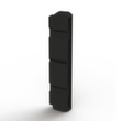 Moravia Column protection MORION, Extension element, height x width 1100 x 200 mm