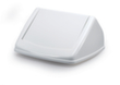 Durable Swing lid for recyclables collectors for Recyclables collector, white