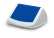 Durable Swing lid for recyclables collectors for Recyclables collector, blue