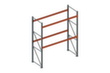 META Pallet rack MULTIPAL, width 2700 mm, for 9 pallets