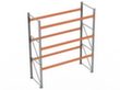 META Pallet rack MULTIPAL for 12 pallets, 2870 mm wide, 4 storage levels