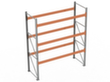 META Pallet rack MULTIPAL for 12 pallets, 2870 mm wide, 4 storage levels