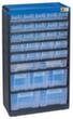 Allit Extra sturdy drawer magazine VarioPlus Pro 53/60, 30 Drawer(s), black/blue/translucent white