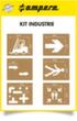 a.m.p.e.r.e. Template set for floor marking device