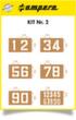 a.m.p.e.r.e. Template set for floor marking device