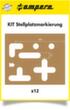 a.m.p.e.r.e. Template set for floor marking device