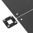 Connecting piece for Floor protection mat, black