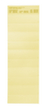 EICHNER Labeling plate, yellow