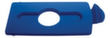 Rubbermaid Lid Slim Jim® for Recycling station, blue