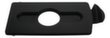 Rubbermaid Lid Slim Jim® for Recycling station, black