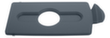 Rubbermaid Lid Slim Jim® for Recycling station, gray