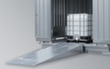 Ramp for pallet truck for Hazardous material container