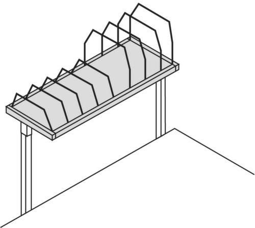 Rocholz Superstructure magazine for Packing table, height 400 mm