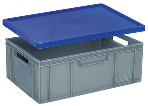Snap-on lid for Euronorm container