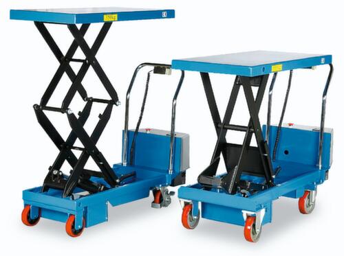 Hanselifter Mobile scissor lift table with manual or electric lift drive