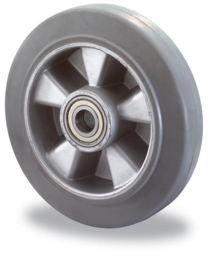 BS-ROLLEN Non-marking elastic solid rubber wheel