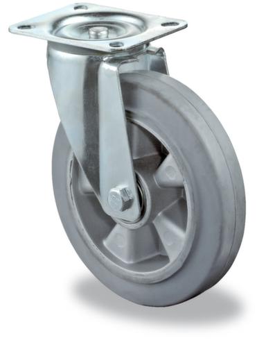BS-ROLLEN Non-marking elastic solid rubber wheel