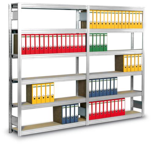 regalwerk Chipboard plug-in shelving with depth bolt