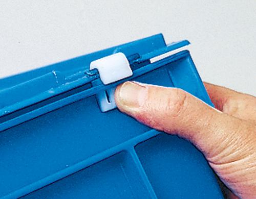 BITO Euronorm stackable containers with closed walls