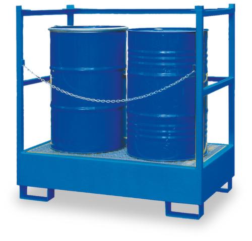 Stackable drip tray with grating